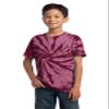 Port & Company Youth Tie-Dye Tee-PC147Y-XS-Maroon view 1