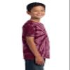 Port & Company Youth Tie-Dye Tee-PC147Y-XS-Maroon view 2