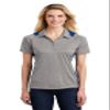 SPORT-TEK Women's Heather Colorblock Contender Polo view 1