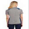 SPORT-TEK Women's Heather Colorblock Contender Polo view 3