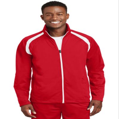 SPORT-TEK Unisex Tricot Track Jacket | Lightweight Zip Up for Men & Women, Athletic & Casual Spring Jacket