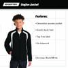 SPORT-TEK Youth Colorblock Raglan Jacket | Lightweight Jacket for Boys & Girls, Kids' Zip Up for Spring, Black/True Red, Small view 3