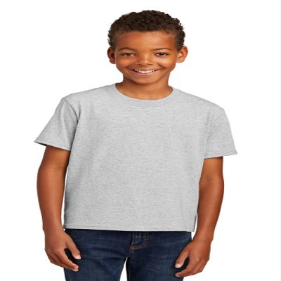 Port & Company Youth Essential Tee-PC61Y-L-Ash