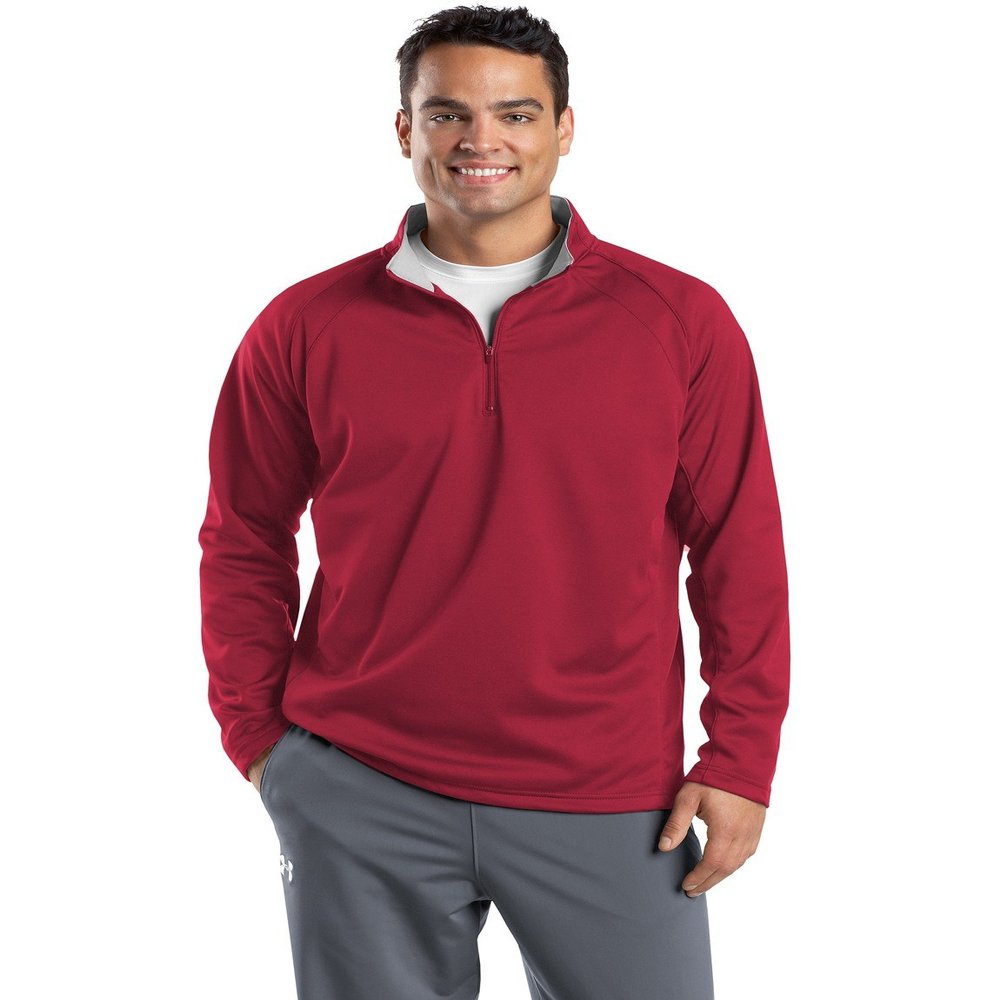 SPORT-TEK Unisex Sport-Wick Fleece Quarter Zip Pullover