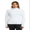 SPORT-TEK Women's Sport-Wick Stretch Quarter Zip Pullover, White, L view 1