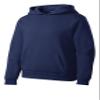 SPORT-TEK Youth Pullover Hooded Sweatshirt True Navy view 2