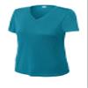 SPORT-TEK Women's PosiCharge Competitor V-Neck Tee | Workout T-Shirt for Spring & Summer Fashion, Athletic Fit Gym Clothing view 4