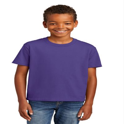 Port & Company Youth Essential Tee-PC61Y-XL-Purple