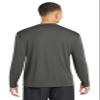 SPORT-TEK Long Sleeve PosiCharge Competitor Tee | Gym T-Shirt for Men & Women, Athletic Fit Workout Clothing for Spring & Summer Fashion Iron Grey view 3