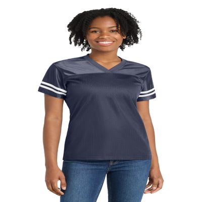 SPORT-TEK Women's PosiCharge Replica Jersey | Athletic Workout Clothing for Spring & Summer, Trendy Ladies Gym Fashion