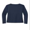 SPORT-TEK Women's Long Sleeve PosiCharge Competitor V-Neck Tee | Workout T-Shirt for Spring & Summer Fashion, Athletic Fit Gym Clothing True Navy view 3