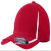 Sport-TEK Unisex Flexfit Performance Colorblock Cap | Moisture Wicking Fitted Hat for Men & Women, Structured Mid Profile view 1