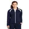 SPORT-TEK Women's Tricot Track Jacket | Lightweight Zip Up for Women, Athletic & Casual Spring Jacket view 1