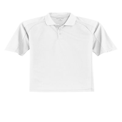 SPORT-TEK Unisex Dri-Mesh Pro Polo White
