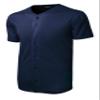SPORT-TEK PosiCharge Tough Mesh Full-Button Jersey | Casual Baseball Shirt for Men & Women, Athletic Fit Top for Spring & Summer Fashion True Navy view 3