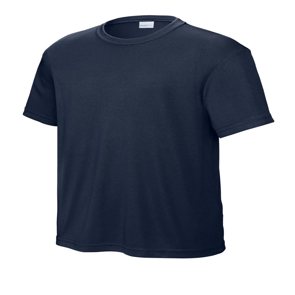 SPORT-TEK Youth PosiCharge Competitor Tee | Athletic Shirt for Active Boys & Girls, Lightweight Summer Clothing for Kids True Navy
