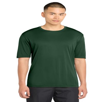 SPORT-TEK Unisex Tall PosiCharge Competitor Tee, Forest Green, Extra Large Tall