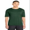 SPORT-TEK Unisex Tall PosiCharge Competitor Tee, Forest Green, Extra Large Tall view 1