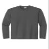 SPORT-TEK Youth Long Sleeve PosiCharge Competitor Tee | Breathable Athletic Shirt for Boys & Girls, Spring & Summer Clothing Iron Grey view 1