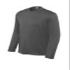 SPORT-TEK Youth Long Sleeve PosiCharge Competitor Tee | Breathable Athletic Shirt for Boys & Girls, Spring & Summer Clothing Iron Grey view 3