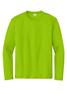 SPORT-TEK Youth Long Sleeve PosiCharge Competitor Tee | Breathable Athletic Shirt for Boys & Girls, Spring & Summer Clothing Lime Shock view 1