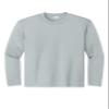 SPORT-TEK Youth Long Sleeve PosiCharge Competitor Tee | Breathable Athletic Shirt for Boys & Girls, Spring & Summer Clothing Silver view 1
