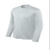 SPORT-TEK Youth Long Sleeve PosiCharge Competitor Tee | Breathable Athletic Shirt for Boys & Girls, Spring & Summer Clothing Silver view 3