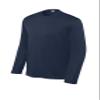 SPORT-TEK Youth Long Sleeve PosiCharge Competitor Tee | Breathable Athletic Shirt for Boys & Girls, Spring & Summer Clothing True Navy view 3