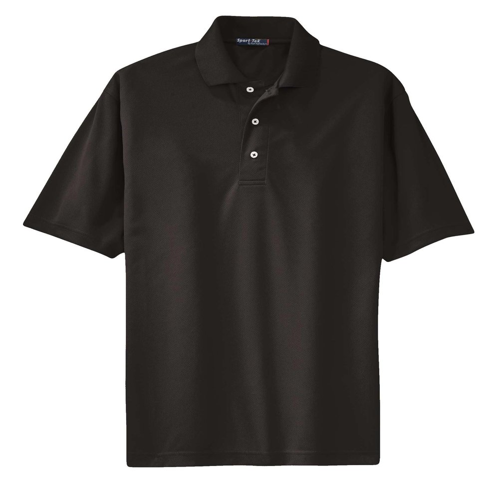 SPORT-TEK Unisex Tall Dri-Mesh Polo Black