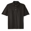SPORT-TEK Unisex Tall Dri-Mesh Polo Black view 1