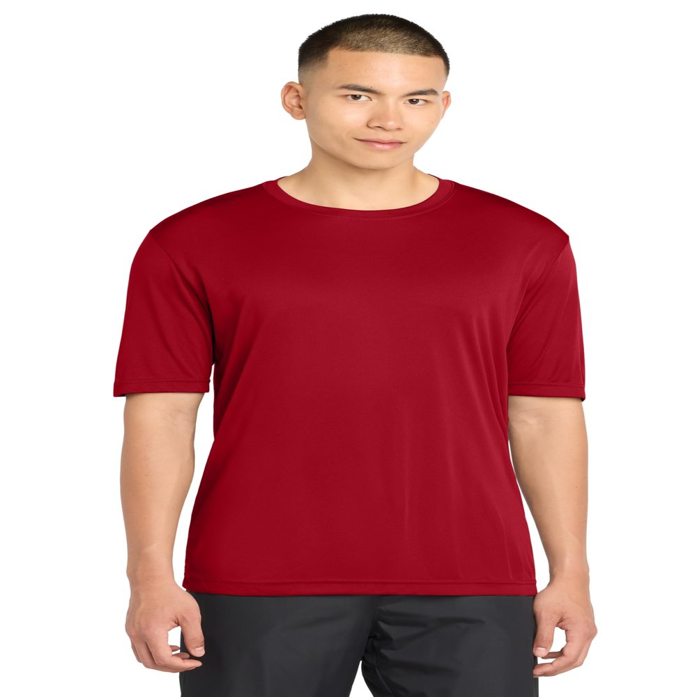 SPORT-TEK Unisex Tall PosiCharge Competitor Tee, True Red, Extra Large Tall