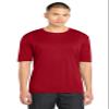 SPORT-TEK Unisex Tall PosiCharge Competitor Tee, True Red, Extra Large Tall view 1