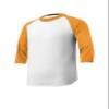 SPORT-TEK Youth Colorblock Raglan Jersey White/Gold view 4