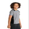 SPORT-TEK Youth Heather Colorblock Contender Tee | Athletic Shirt for Kids, Spring & Summer Clothing for Active Boys & Girls view 2