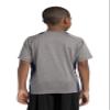 SPORT-TEK Youth Heather Colorblock Contender Tee | Athletic Shirt for Kids, Spring & Summer Clothing for Active Boys & Girls view 2