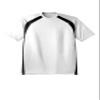 SPORT-TEK Unisex Dry Zone Colorblock Crew White/Black view 1