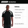 SPORT-TEK Unisex Dry Zone Colorblock Crew White/Black view 4