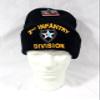 2ND INFANTRY DIVISION CUFFED BEANIE KNIT SKULL CAP view 1