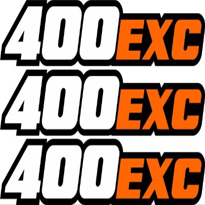 400exc Swingarm Airbox Number Plate Decal Stickers EXC 400 2 4 Stroke Exc400