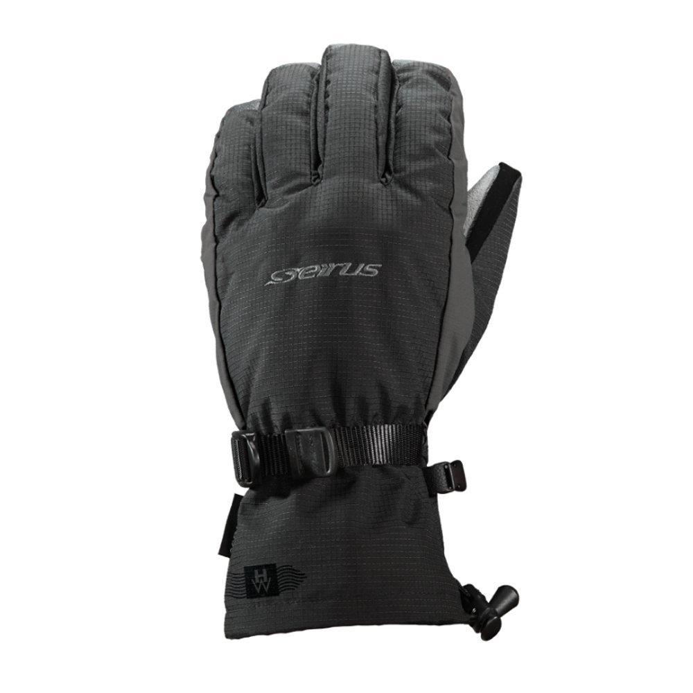 Seirus Innovation Unisex Hws Heatwave Accel Glove, Black/Charcoal, X-Large