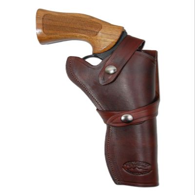 Barsony Burgundy Leather Western Style Gun Holster for 6" New Model Single SIX 5.5in Left