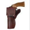 Barsony Burgundy Leather Western Style Gun Holster for 6" Llama Comanche III Right view 3