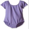 Bloch Dance Girls Dujour Microlux Short sleeve Leotard, Lavender, Size 14 view 1