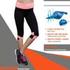 H-Sports Premium Yoga Sports Running Capri Leggings Pants (X-Small - Small, Neon Pink) view 2
