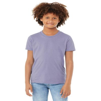 BELLA+CANVAS Youth Jersey Short Sleeve Tee - Dark Lavender