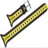 Cressi Watchband for Big-Screen Dive Computers Dive Computer Spare Parts, Black/Yellow/Black view 1