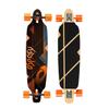 Osprey Nexus Complete Twin Tip Longboard Skateboard, Orange, 39 Inch view 1