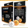 Schildkrt Donic Jade Table Tennis Balls, Poly 40+ Quality, 12 Balls (6X White and 6X Orange) view 2