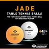 Schildkrt Donic Jade Table Tennis Balls, Poly 40+ Quality, 12 Balls (6X White and 6X Orange) view 3