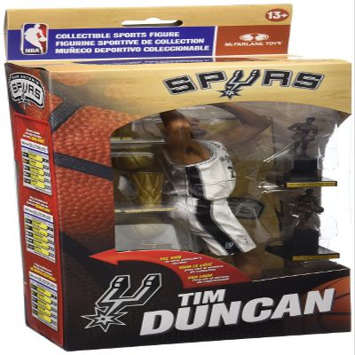 McFarlane Toys NBA Tim Duncan Limited Edition Collector Box Figure